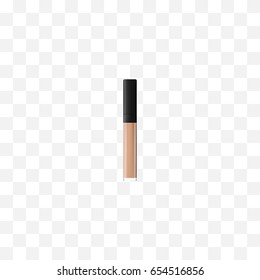 Realistic Concealer Element. Vector Illustration Of Realistic Cover Isolated On Clean Background. Can Be Used As Cover, Cream And Lipstick Symbols.