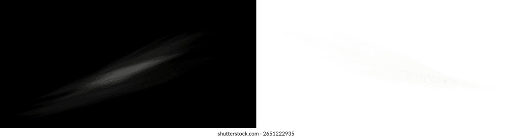 Realistic Conditioner Air Effect PNG with Sparkling Spray, White Trail, and Clean Swirl for Cooler or Ventilation Illustrations.