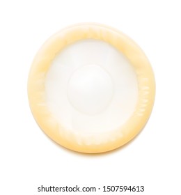 Realistic condom. Vector illustration isolated on white background. Easy to use for presentation your product, idea, design. EPS10.	