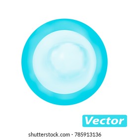 realistic condom in vector isolated on white background