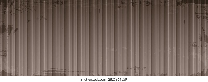 Realistic corrugated container texture with ribbed metal panels, industrial cladding and structural surface detail.