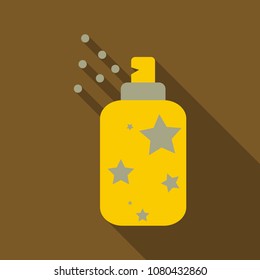 Realistic Cosmetic bottle can sprayer container. Dispenser for cream, soups, and other cosmetics With lid and without. Template For Mock up Your Design. vector illustration.