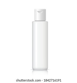 Realistic Cosmetic bottle can sprayer container. Template For Mock up for brand template. vector illustration.