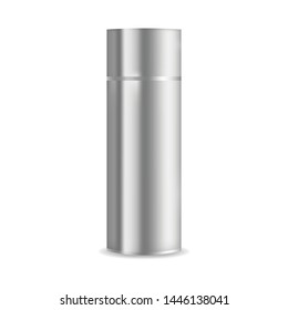 Realistic cosmetics container for soap, cream, lotion, shampoo vector illustration. Sprayer can mock Up for cosmetics product