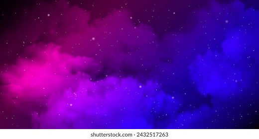 Realistic cosmic outer space background