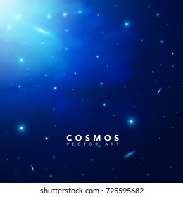 Realistic Cosmos Vector Art