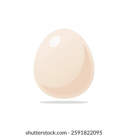 Realistic Cream Egg Icon Vector