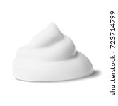 Realistic Cream Isolated On White Background. EPS10 Vector