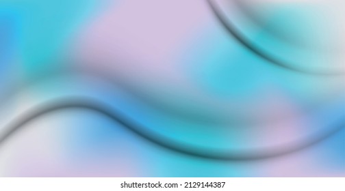 Fondo de textura de tela azul derrumbado realista, pliegues - Ilustración vectorial
