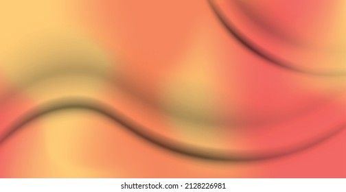 Realistic crumpled colorful fabric texture background, folds - Vector illustration