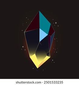 Activos de Ilustración vectorial de cristal realistas