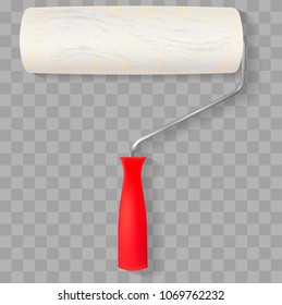 Realistic cushion from above isolated vector illustration