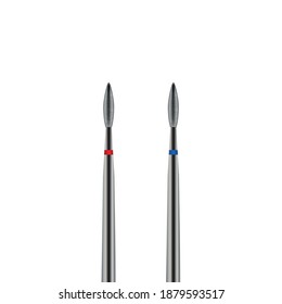 llama de tipo de cortadores realistas para manicura de hardware