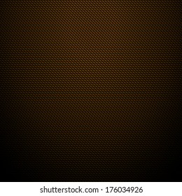 Realistic dark brown carbon background, texture. Vector illustration