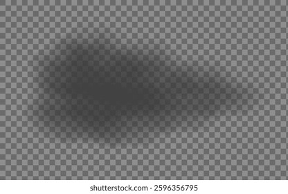 Realistic dark gray fog spot, cloud, smoke on transparent background
Vector light fog on transparent background