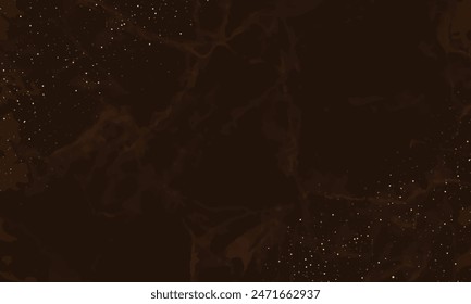 Realistic dark organe glitter background