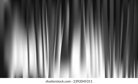 Realistic Dark Polyethylene Plastic Warp. Eps10 Vector