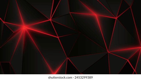 Realistic dark polygonal background vector design in eps 10