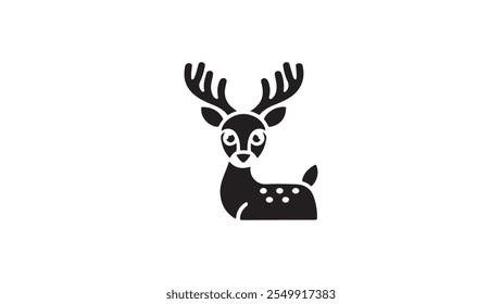 Realistic Deer Icon Designs for Wildlife Photography Websites