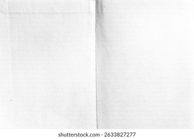 Realistic depiction of aged paper featuring a crumpled surface with a distinct grain and halftone pattern, revealing various creases and signs of wear over time.