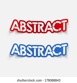 realistic design element: abstract