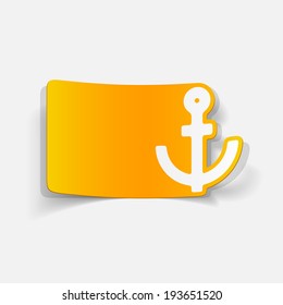 realistic design element: anchor
