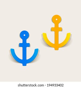 realistic design element: anchor