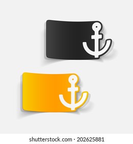 realistic design element: anchor
