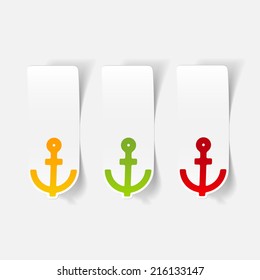 realistic design element: anchor