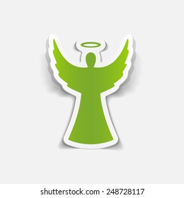 realistic design element: angel