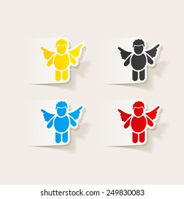 realistic design element: angel