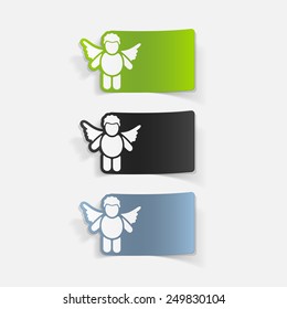 realistic design element: angel