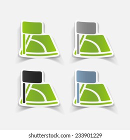 realistic design element: angle