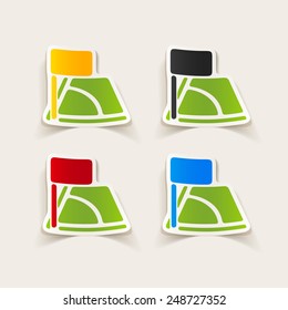 realistic design element: angle