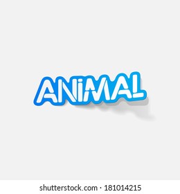 realistic design element: animal