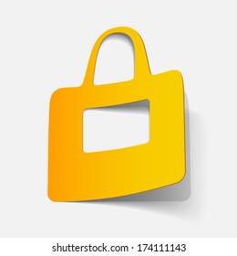 realistic design element: bag