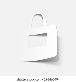 realistic design element: bag