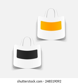 realistic design element: bag