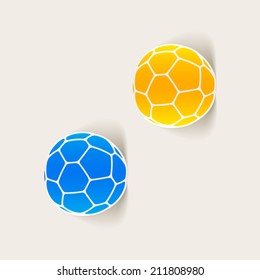 realistic design element: ball