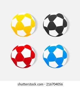 realistic design element: ball