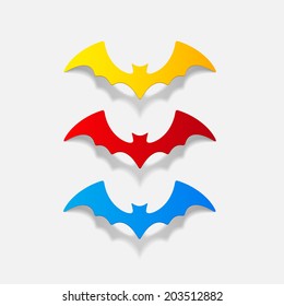 realistic design element: bat
