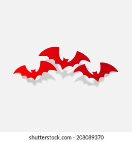 realistic design element: bat