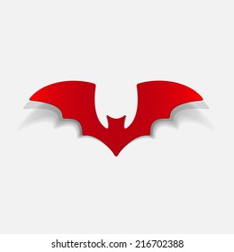 realistic design element: bat