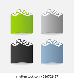 realistic design element: bat