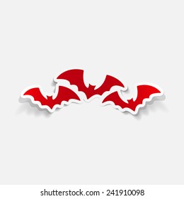 realistic design element: bat