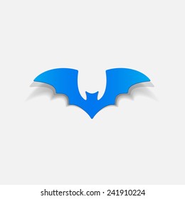 realistic design element: bat