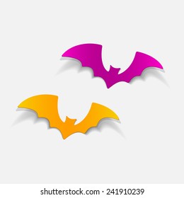 realistic design element: bat