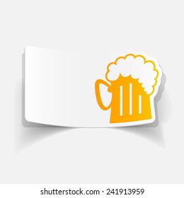 realistic design element: beer