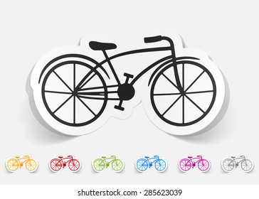realistic design element. bicycle