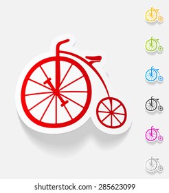 realistic design element. bicycle